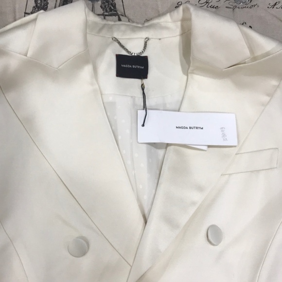 Magda Butrym Lubeck Cream Blazer - Picture 6 of 8
